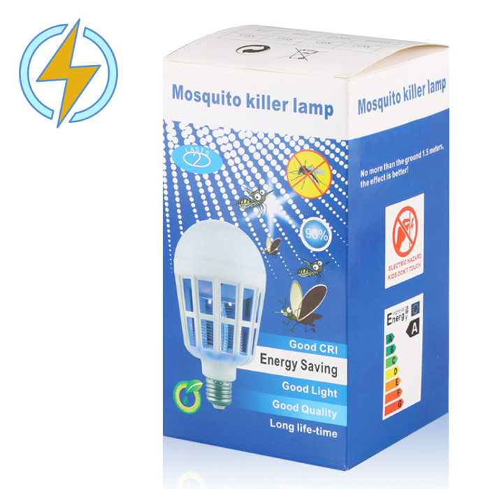 Fire Tracks Limited Bug Zapper, 2 in 1 Mosquito Killer Lamp Bug Zappers Light Bulb, Electronic Insect & Fly Killer for Home Kitchen Indoor Outdoor Patio Backyard - 110V E26/E27