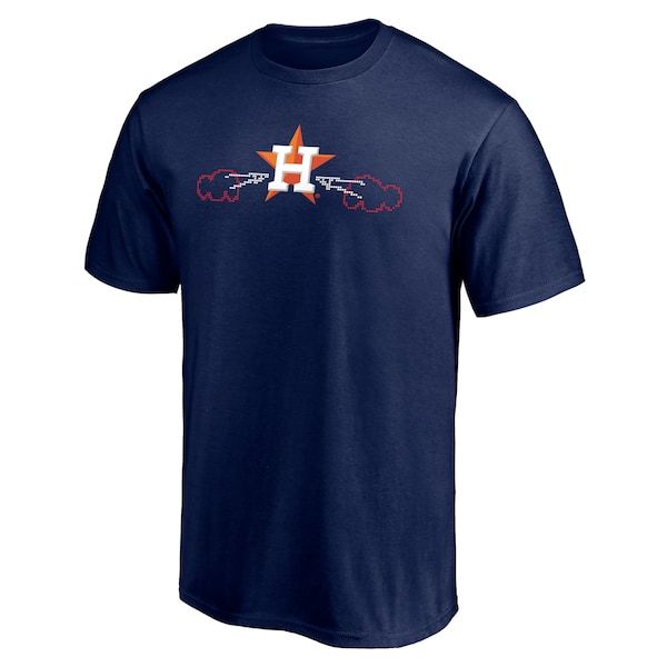 Houston Astros Fanatics Branded Hometown Collection Scoreboard Bull T-Shirt - Navy