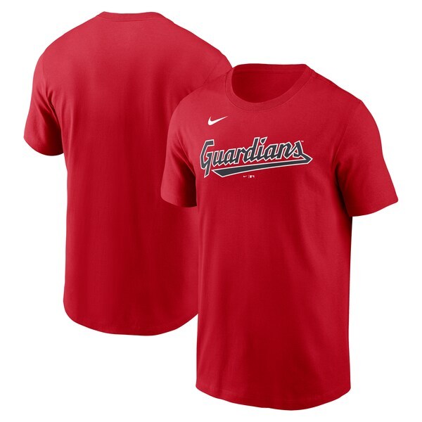 Cleveland Guardians Nike Wordmark T-Shirt - Red