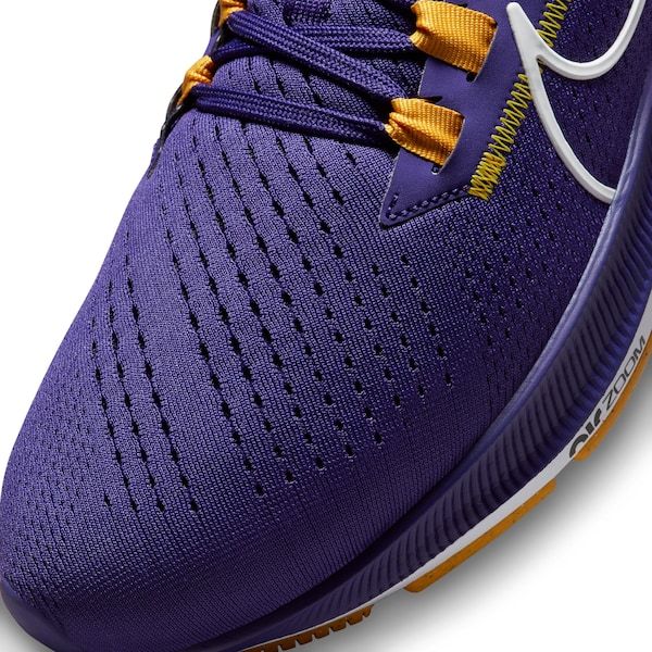 LSU Tigers Nike Unisex Zoom Pegasus 38 Running Shoe - Purple