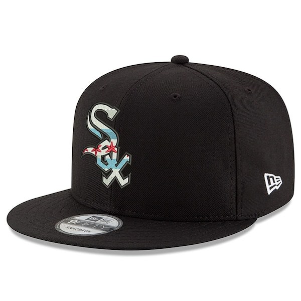 Chicago White Sox New Era Home Grown 9FIFTY Adjustable Hat - Black