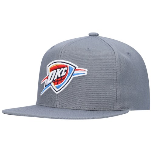 Oklahoma City Thunder Mitchell & Ness Central Snapback Hat - Charcoal