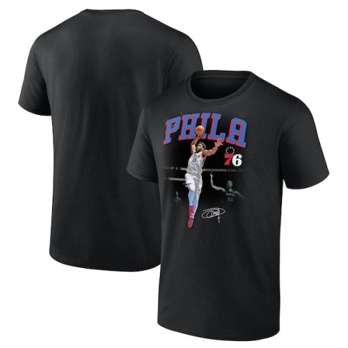 Joel Embiid Philadelphia 76ers Fanatics Branded Charge T-Shirt - Black