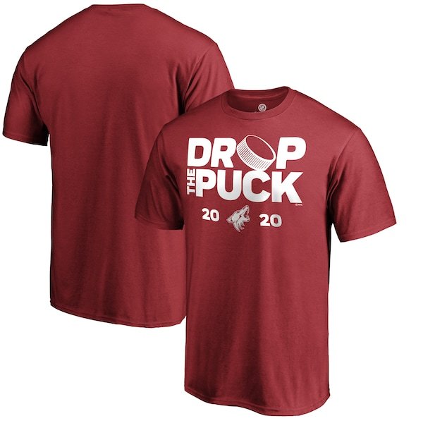 Arizona Coyotes Fanatics Branded Drop the Puck T-Shirt - Garnet
