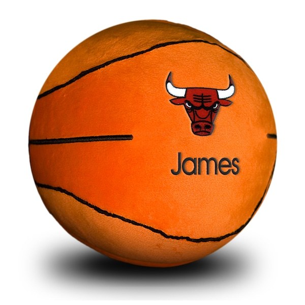 Chicago Bulls Personalized Plush Baby Basketball - Orange