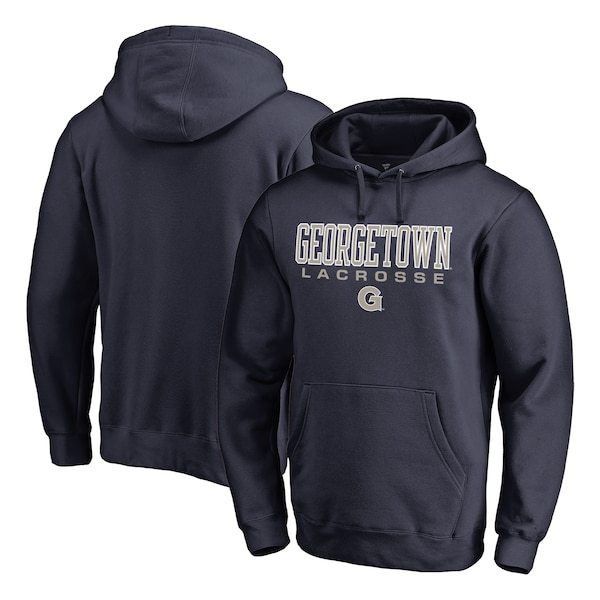 Georgetown Hoyas Fanatics Branded True Sport Lacrosse Pullover Hoodie - Navy