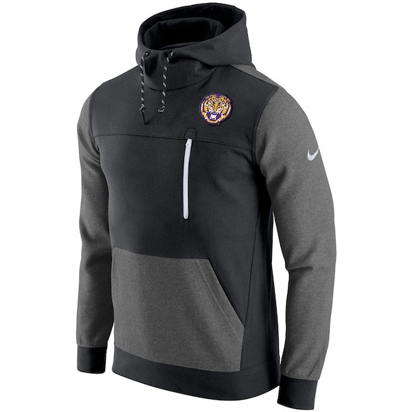 LSU Tigers Nike AV-15 2.0 Pullover Hoodie - Black