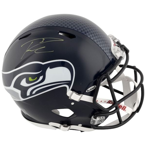 Russell Wilson Seattle Seahawks Fanatics Authentic Autographed Riddell Speed Pro-Line Helmet Signed in Green Ink