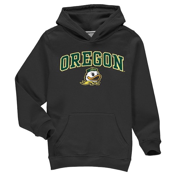 Oregon Ducks Fanatics Branded Youth Campus Pullover Hoodie - Black