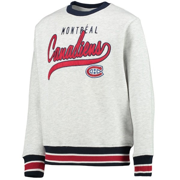 Montreal Canadiens Youth Legends Pullover Sweatshirt - Heathered Gray