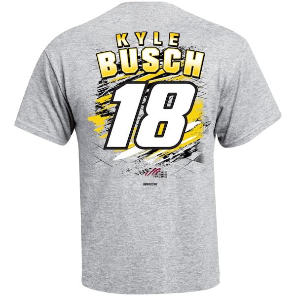 Kyle Busch Joe Gibbs Racing Team Collection Fuel T-Shirt - Gray