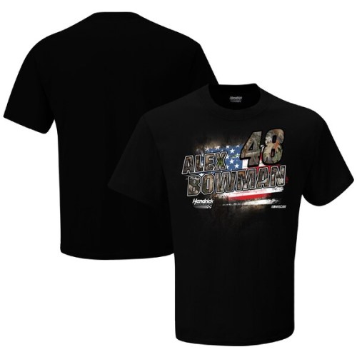 Alex Bowman Hendrick Motorsports Team Collection Camo Patriotic T-Shirt - Black