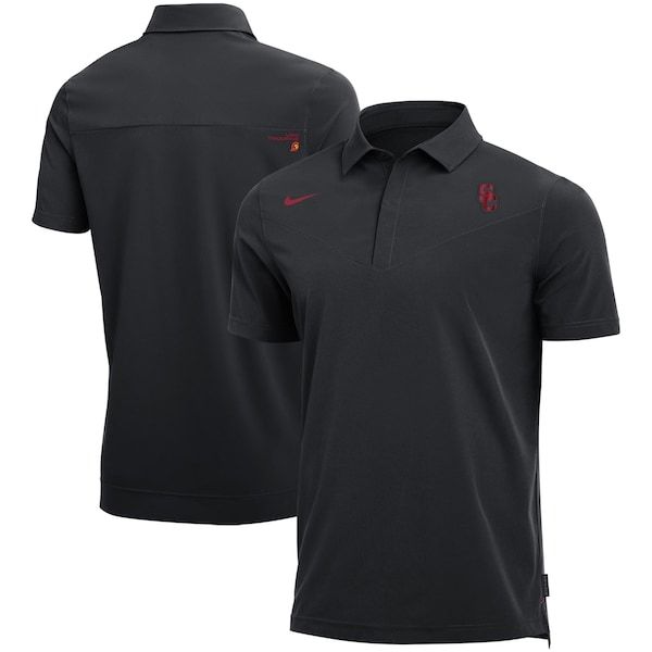 USC Trojans Nike 2021 Coaches Performance Polo - Black