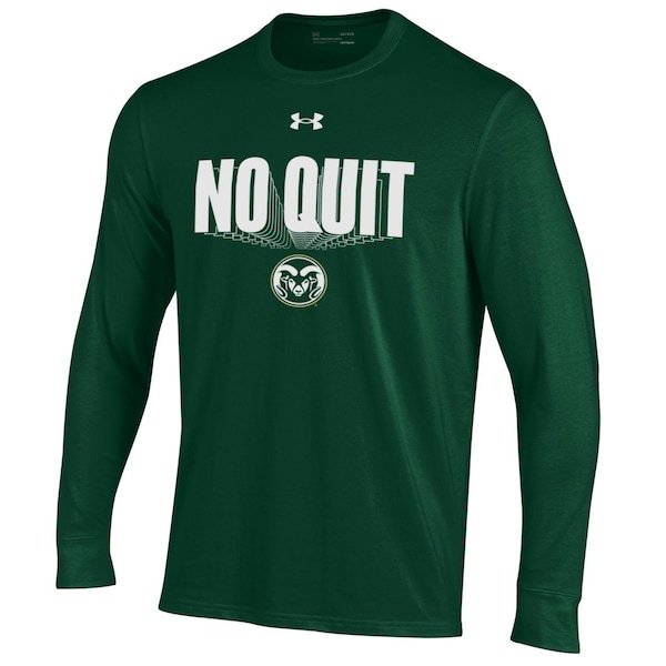Colorado State Rams Under Armour Shooter Performance Long Sleeve T-Shirt - Green