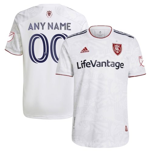 Real Salt Lake adidas 2021 The Supporter's Secondary Kit Authentic Custom Jersey - White