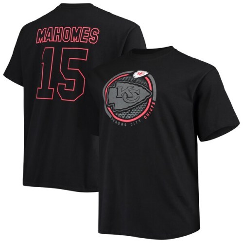 Patrick Mahomes Kansas City Chiefs Fanatics Branded Big & Tall Color Pop Name & Number T-Shirt - Black