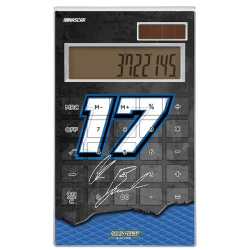 Chris Buescher 7.25'' x 4.25'' Desktop Calculator