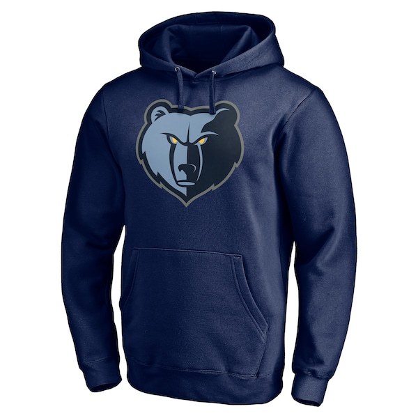 Memphis Grizzlies Fanatics Branded Playmaker Personalized Name & Number Pullover Hoodie - Navy