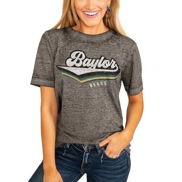 Baylor Bears Women's Vivacious Varsity Boyfriend T-Shirt - Charcoal