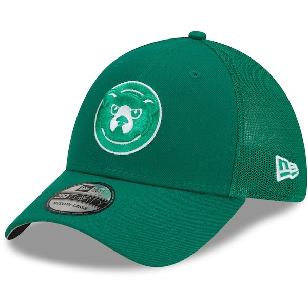 Chicago Cubs New Era St. Patrick's Day 39THIRTY Flex Hat - Green