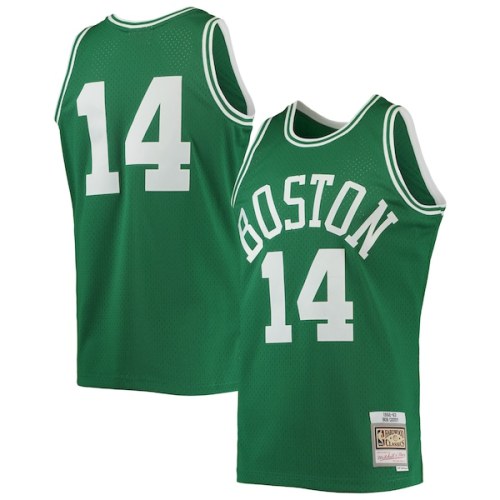 Bob Cousy Boston Celtics Mitchell & Ness 1962-63 Throwback Dark Swingman Jersey - Kelly Green