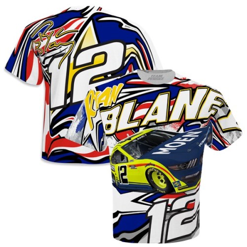 Ryan Blaney Team Penske Patriotic Sublimated Tonal T-Shirt - White