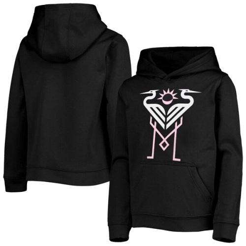 Inter Miami CF Youth Players Performance Pullover Hoodie - Black