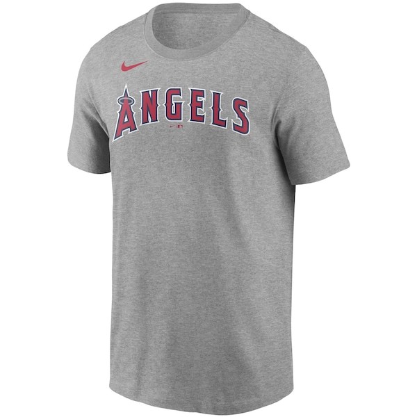 Mike Trout Los Angeles Angels Nike Name & Number T-Shirt - Gray