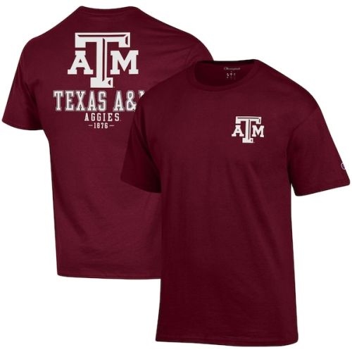 Texas A&M Aggies Champion Stack 2-Hit T-Shirt - Maroon