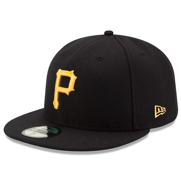 Pittsburgh Pirates New Era Game Authentic Collection On-Field 59FIFTY Fitted Hat - Black