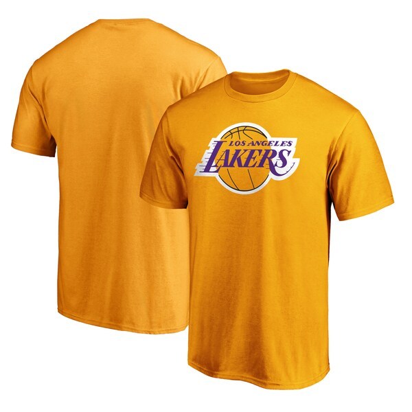 Los Angeles Lakers Fanatics Branded Primary Team Logo T-Shirt - Gold