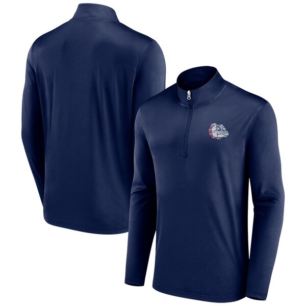 Gonzaga Bulldogs Fanatics Branded Underdog Mindset Quarter-Zip Top - Navy