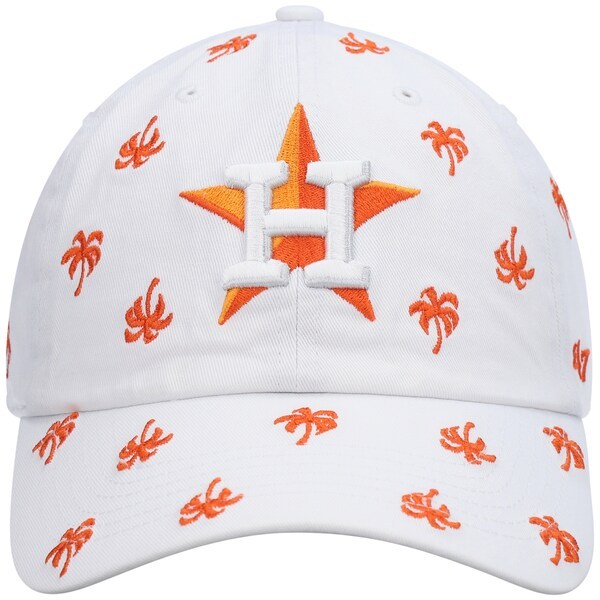 Houston Astros '47 Women's 2022 MLB Spring Training Confetti Clean Up Adjustable Hat - White