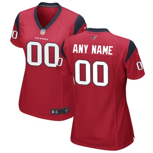 Houston Texans Nike Women's Alternate Custom Game Jersey - Red