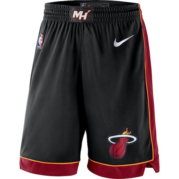Miami Heat Nike 2019/20 Icon Edition Swingman Shorts - Black