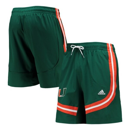 Miami Hurricanes adidas Swingman Basketball AEROREADY Shorts - Green