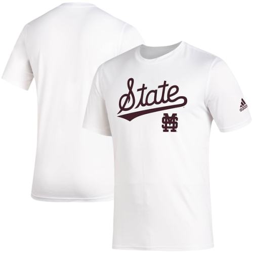 Mississippi State Bulldogs adidas Script Ball Creator T-Shirt - White