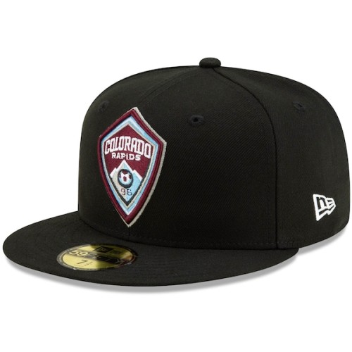 Colorado Rapids New Era Primary Logo 59FIFTY Fitted Hat - Black