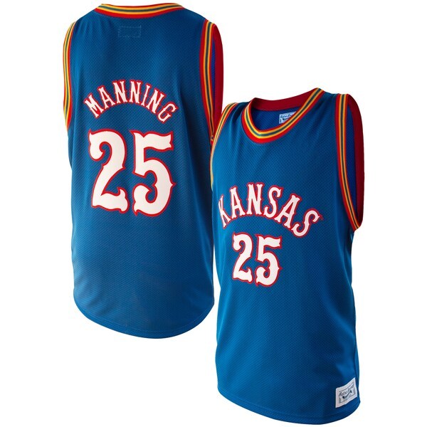 Danny Manning Kansas Jayhawks Original Retro Brand Alumni Basketball Jersey - Royal