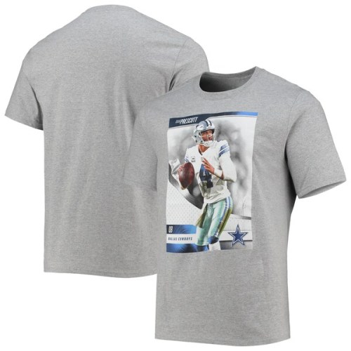 Dak Prescott Dallas Cowboys Name & Number T-Shirt - Heathered Gray
