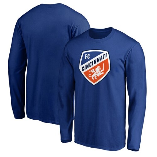 FC Cincinnati Fanatics Branded Primary Team Logo Long Sleeve T-Shirt - Blue