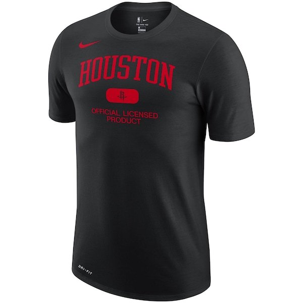 Houston Rockets Nike Essential Heritage Performance T-Shirt - Black