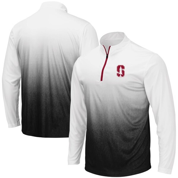 Stanford Cardinal Colosseum Magic Team Logo Quarter-Zip Jacket - Gray