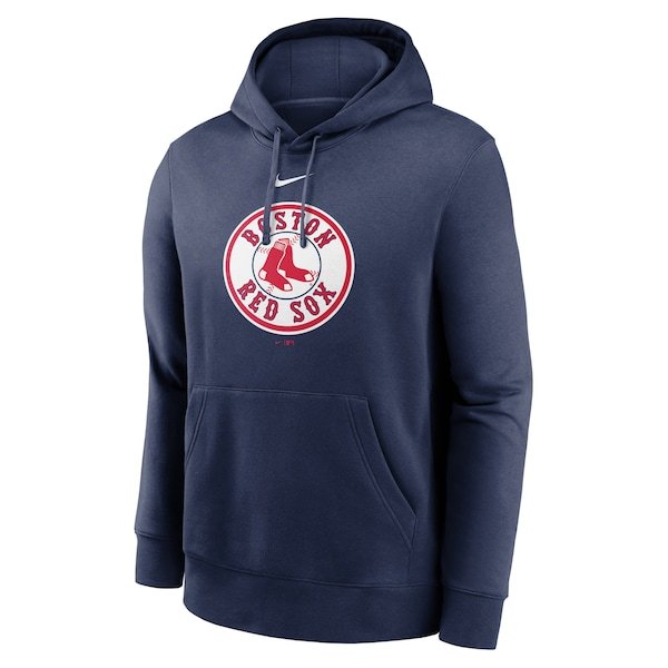 Boston Red Sox Nike Alternate Logo Club Pullover Hoodie - Navy