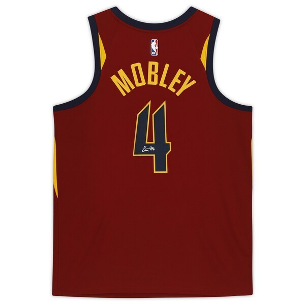 Evan Mobley Cleveland Cavaliers Fanatics Authentic Autographed Wine Nike Swingman Jersey