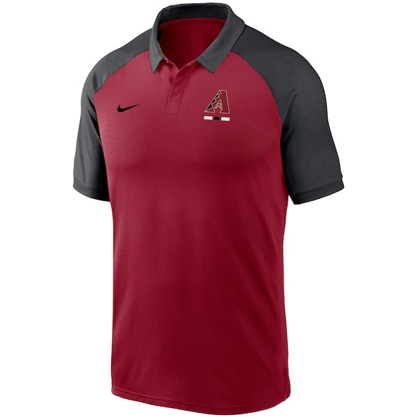 Arizona Diamondbacks Nike Legacy Tri-Blend Raglan Performance Polo - Red