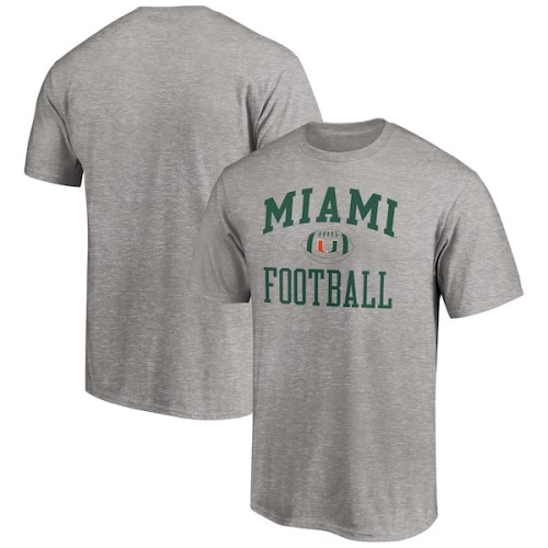 Miami Hurricanes Fanatics Branded First Sprint Team T-Shirt - Heathered Gray