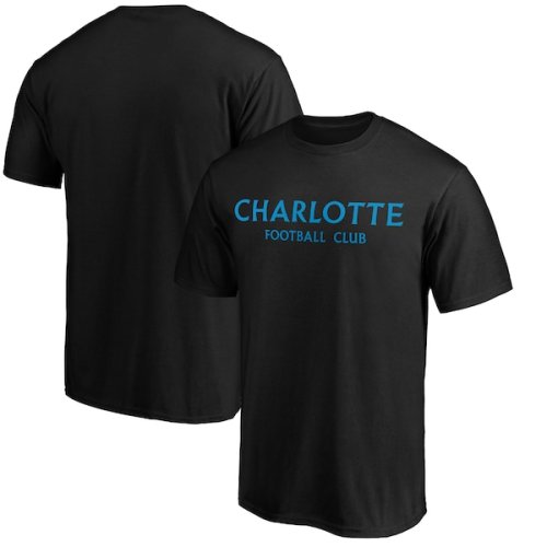 Charlotte FC Fanatics Branded Wordmark T-Shirt - Black