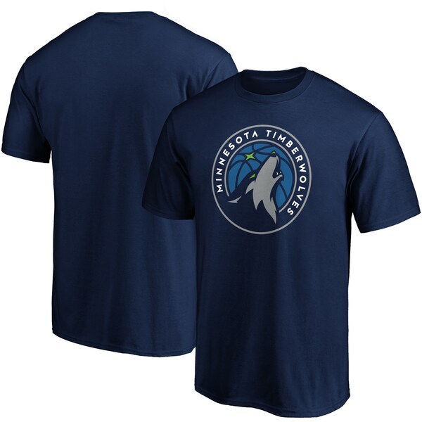 Minnesota Timberwolves Fanatics Branded Primary Team Logo T-Shirt - Navy