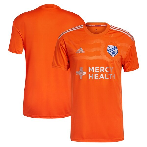 FC Cincinnati adidas 2022 Juncta Juvant Kit Replica Blank Jersey - Orange